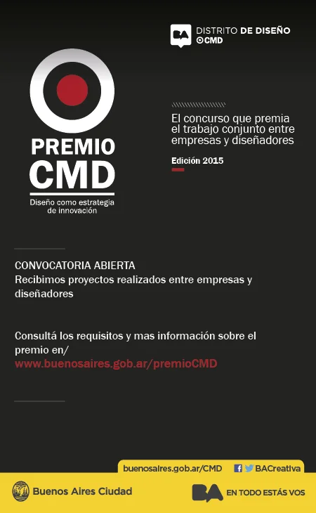 Premio Cmd Premio Cmd, Diseño Como Estrategia De Innovación - Eventos Textil E Indumentaria