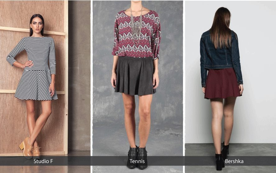 Faldas 1 Bis Tendencia: Falda Corta Con Volúmen - #Fashion