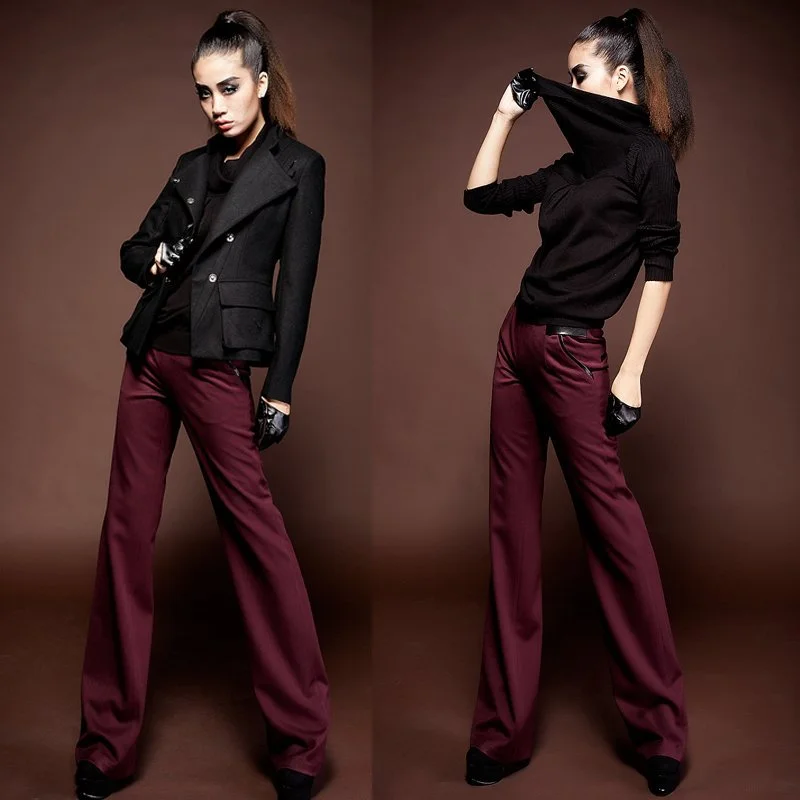 Pa Pc2 Pantalones Wide Leg, Una Tendencia Que Se Viene - Colecciones