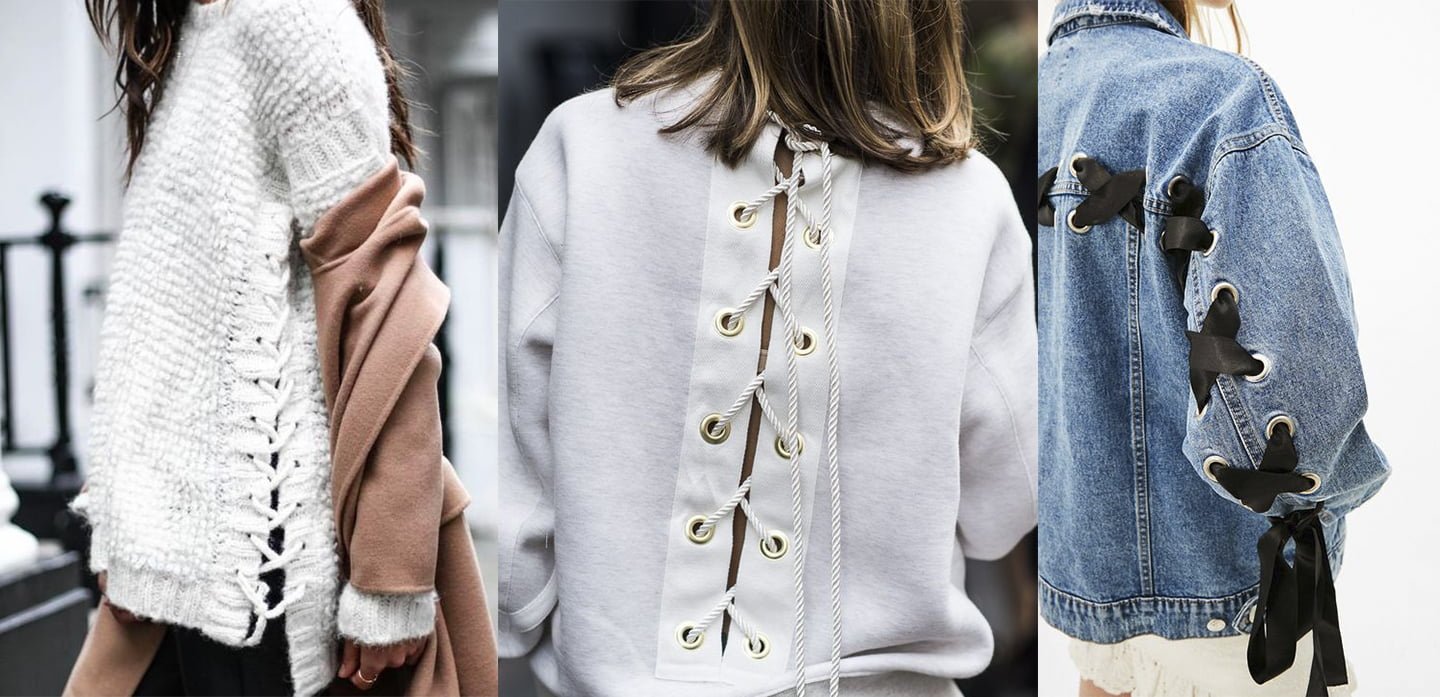 Lace Up Lace Up, La Tendencia De Los Cordones En Ropa Y Zapatos - Tendencias 25/26 En Textil E Indumentaria