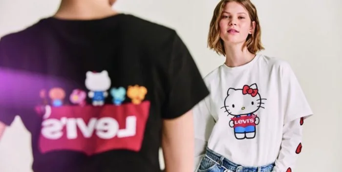 Kitty Hello Kitty Invadió Prendas De Levi´s - Jeans