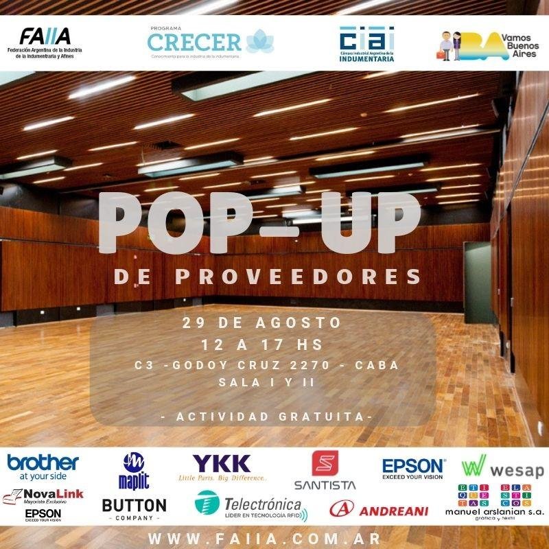 Pop Up Pop-Up De Proveedores Textiles - Faiia