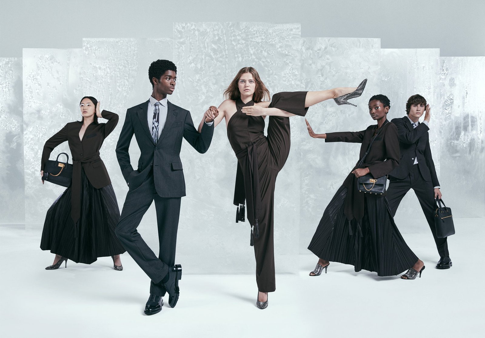 Ferragamo Ferragamo Con Coreografia De Stephen Galloway - Calzado, Cuero
