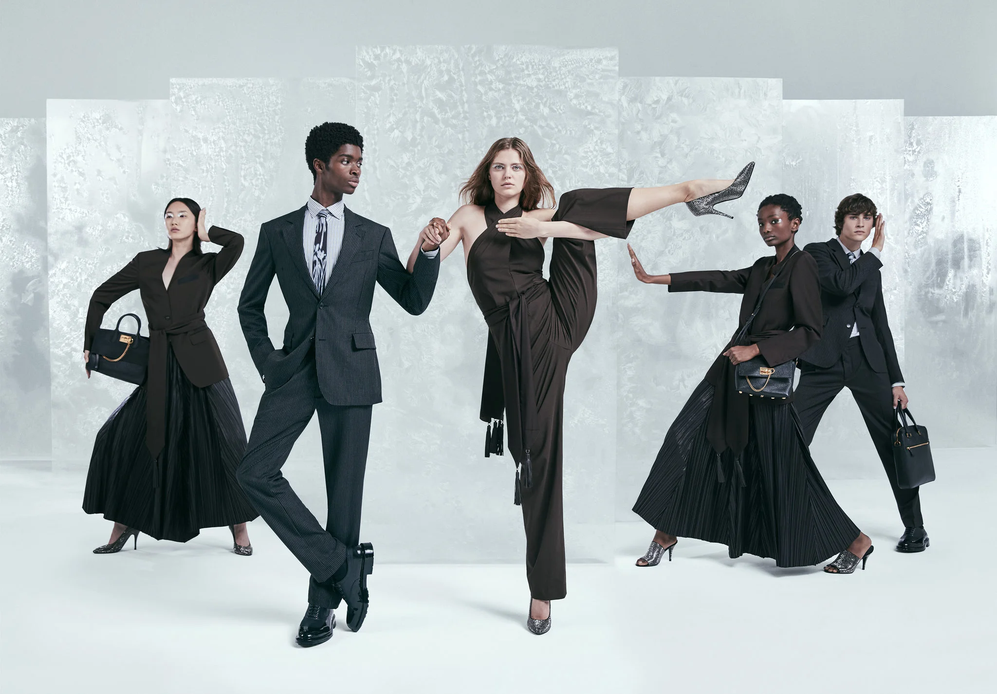 Ferragamo Ferragamo Con Coreografia De Stephen Galloway - Moda Y Diseñadores Calzado, Cuero