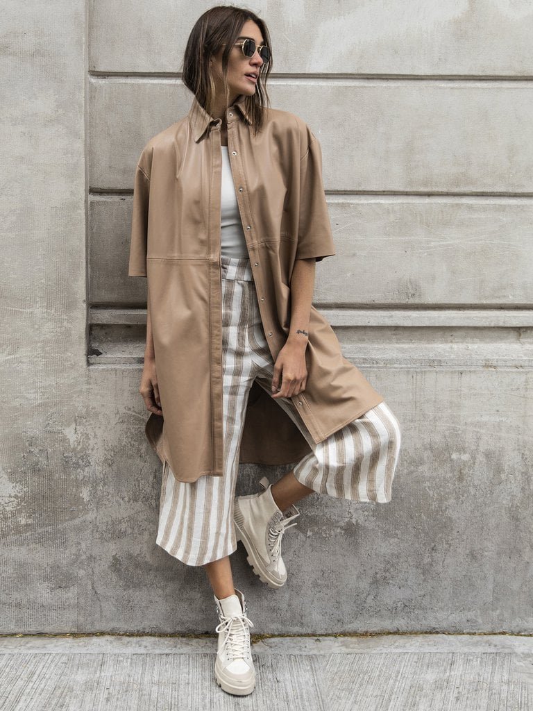 La marca argentina bōken fusiona lino y cuero 3 - moda y diseñadores textil e indumentaria Boken 2 La Marca Argentina Bōken Fusiona Lino Y Cuero - Moda Y Diseñadores Textil E Indumentaria