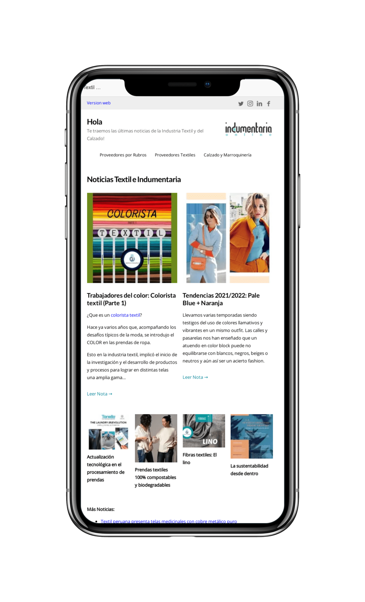 Newsletter indumentariaonline, novedades del sector textil y de calzado 6 - noticias breves Borrador Automático