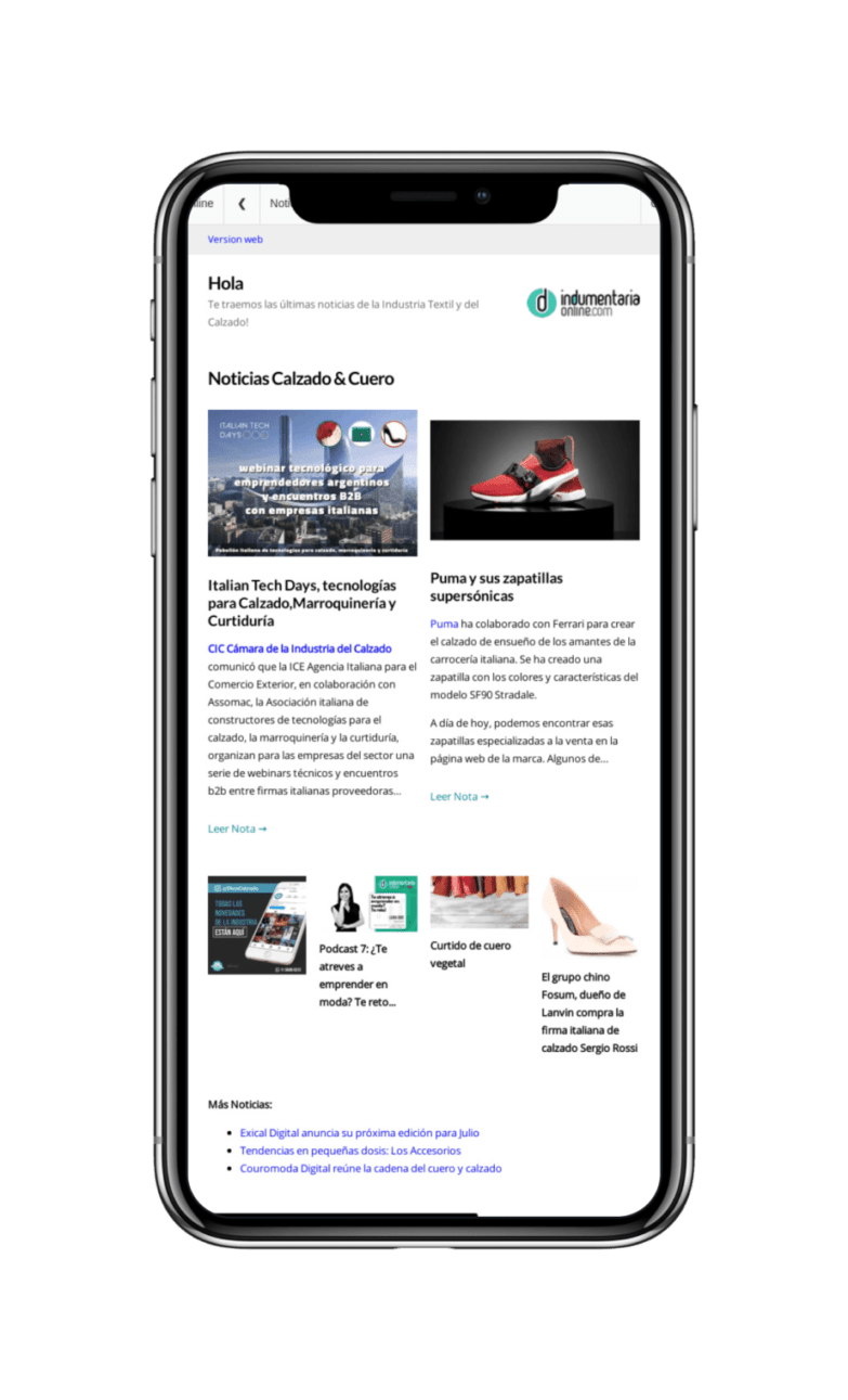 Newsletter Indumentariaonline de noticias del sector Textil Indumentaria y Calzado 1 - Noticias Breves borrador automatico 1 Newsletter Indumentariaonline de noticias del sector Textil Indumentaria y Calzado - Noticias Breves