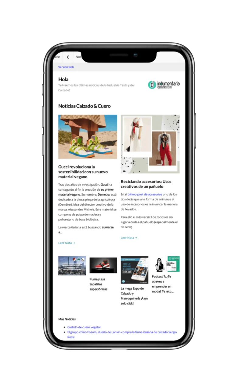 Newsletter Indumentariaonline De Noticias Del Sector Textil Indumentaria Y Calzado Newsletter Indumentariaonline De Noticias Del Sector Textil Indumentaria Y Calzado - Noticias Breves