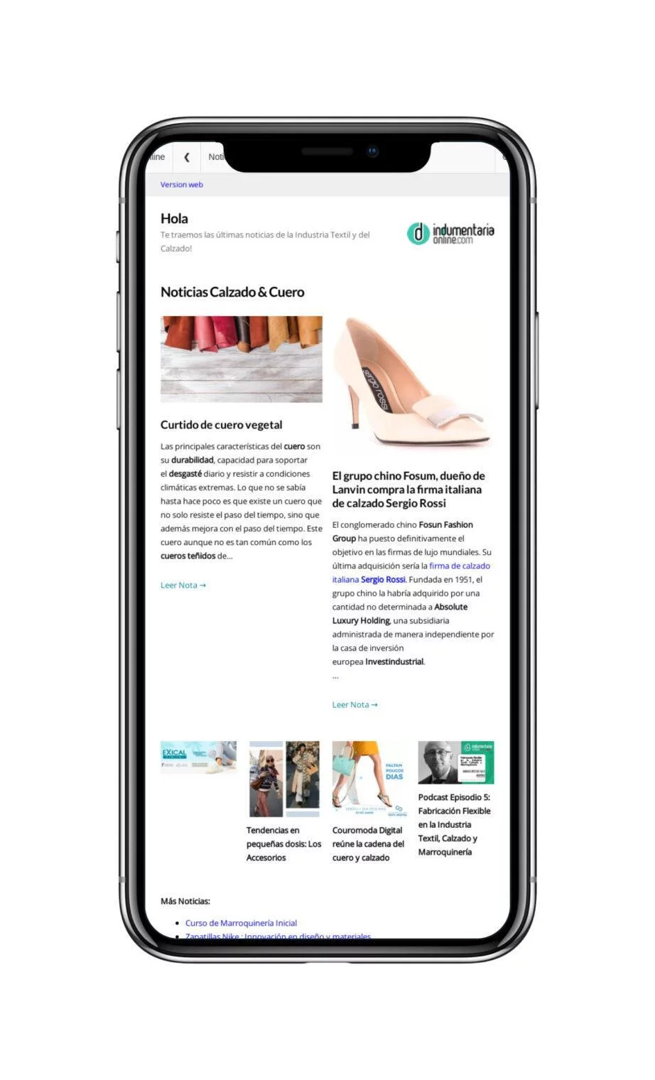 Newsletter Newsletter Indumentariaonline De Noticias Del Sector Textil Indumentaria Y Calzado - Diseñadores