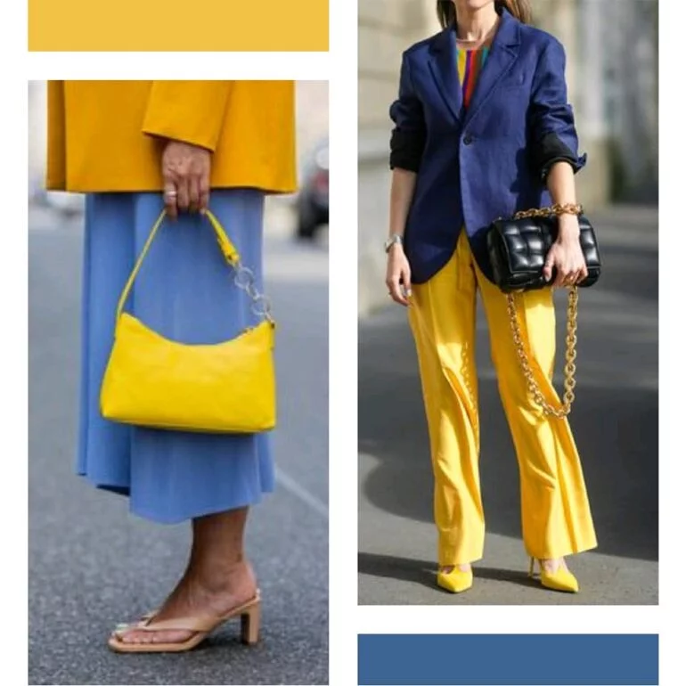 Celestes Tendencias 2022: Colores Azul/Celeste + Amarillo - Tendencias 24/25 En Textil E Indumentaria