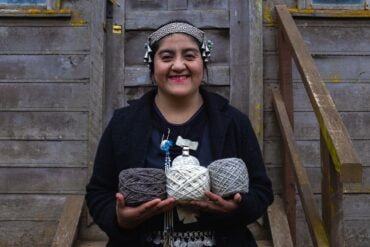 Paris Tejedora Transita Neculfilo Al Rescate Del Oficio Textil Con Técnicas Ancestrales De Tejido - Moda Y Diseñadores Textil E Indumentaria