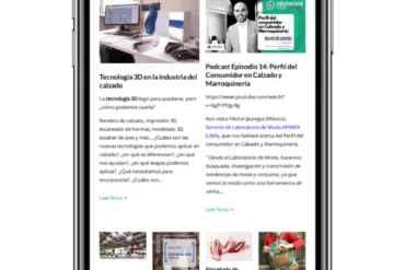 Indumentariaonline Com 800X1280Tablet C8E9F6 Iphone X Newsletter Indumentariaonline De Noticias Del Sector Textil Indumentaria Y Calzado - Diseño