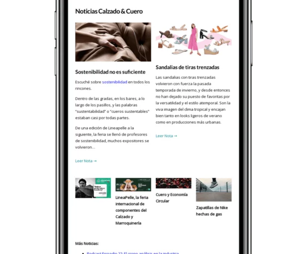 Indumentariaonline Com 800X1280Tablet 978320 Iphone X Newsletter Indumentaria Online Con Noticias De Textiles Indumentaria, Calzado Y Marroquineria - Noticias Breves