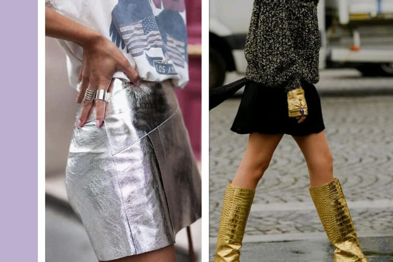 Brillo 4 Tendencias 2022: Metalizados De Color - Textil E Indumentaria
