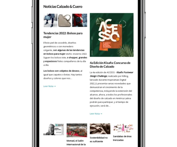 News Final Newsletter Indumentaria Online De Noticias De Textil Indumentaria Y Calzado Cuero - Noticias Breves