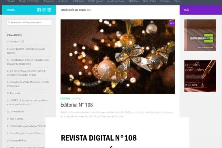 270012905 4695187923892031 6000377290990975040 N Revista &Quot;Tecnología Del Cuero&Quot; - Noticias Breves