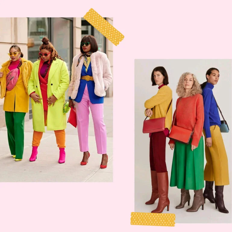 Color 1 Tendencias 2022: Color Block - Tendencias 24/25 En Textil E Indumentaria