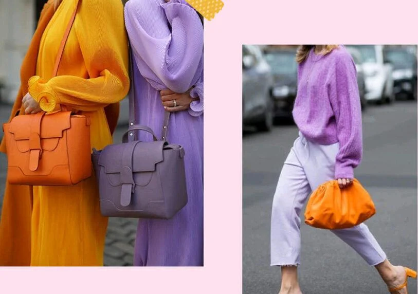 Color 1 Tendencias 2022: Violeta + Naranja - Textil E Indumentaria