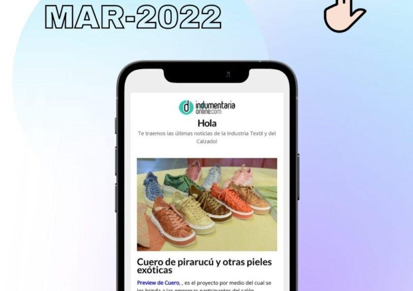 news principal Newsletter Indumentariaonline de noticias de Textiles Indumentaria y Calzado - Eventos Textil e Indumentaria