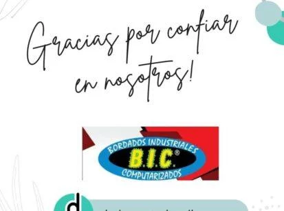 Bordados Bic Gracias Bordados Para Indumentaria Y Artículos Publicitarios - Sublimaciontextil