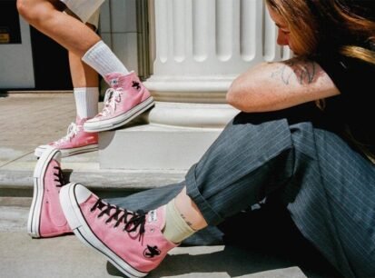 Highxtar Stussy X Converse Chuck 70 Hi 1 1024X682 1 Las Stüssy X Converse Chuck 70 Hi, Ahora En Rosa - Zapatillas