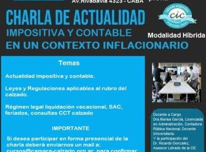 Zoom Presencial Marisa 15 11 Actualidad Impositiva Y Contable - Charlavirtual