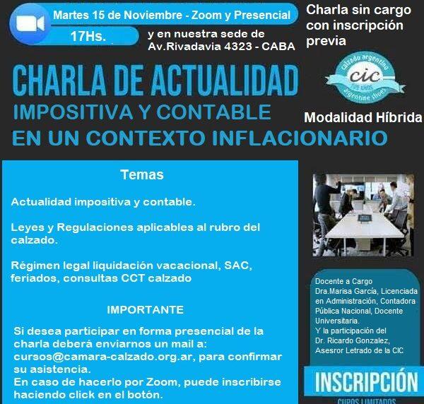 Actualidad impositiva y contable 3 - noticias breves Zoom Presencial Marisa 15 11 Actualidad Impositiva Y Contable - Noticias Breves