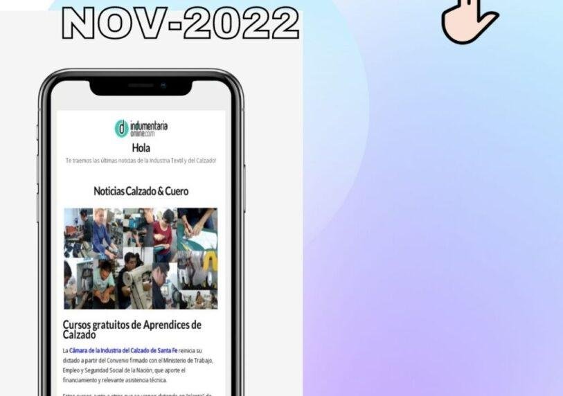 News Nov 1 Newsletter Indumentariaonline De Noticias De Textiles Indumentaria Y Calzado. - Noticias Breves