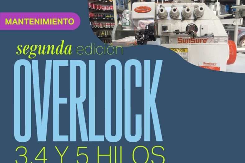 15 654721 Mantenimiento De Máquinas De Coser: Overlock 3,4 Y 5 Hilos - Textil E Indumentaria