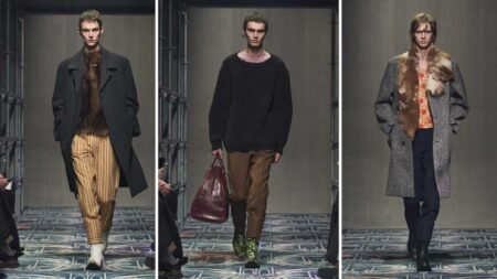 40 851375 Prada Deslumbró Con Desfile De Moda Masculina Otoño Invierno 2026 - Tendencias 25/26 En Textil E Indumentaria