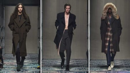 59 231309 Prada Deslumbró Con Desfile De Moda Masculina Otoño Invierno 2026 - Tendencias 25/26 En Textil E Indumentaria