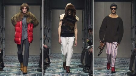 Prada 07 184476 Prada Deslumbró Con Desfile De Moda Masculina Otoño Invierno 2026 - Tendencias 25/26 En Textil E Indumentaria