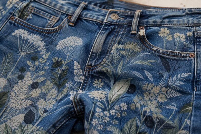 Estampado ecológico sobre denim: las nuevas tecnologías que transforman el acabado del jean 1 - Empresas Textiles ChatGPT Image 17 jul 2026 07 23 20 p.m Estampado ecológico sobre denim: las nuevas tecnologías que transforman el acabado del jean - Empresas Textiles