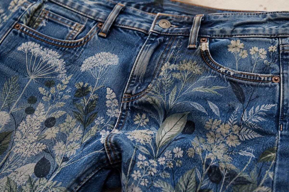 Estampado ecológico sobre denim: las nuevas tecnologías que transforman el acabado del jean 1 - Empresas Textiles ChatGPT Image 17 jul 2026 07 23 20 p.m Estampado ecológico sobre denim: las nuevas tecnologías que transforman el acabado del jean - Empresas Textiles