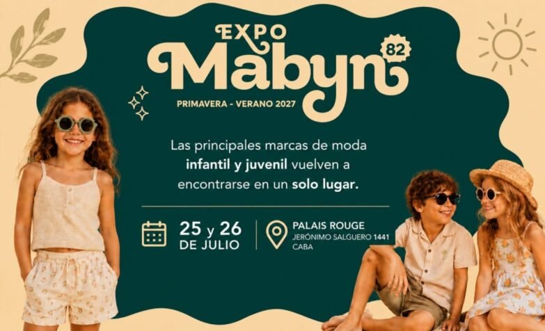 Se viene Expo Mabyn: la gran cita de la moda infantil argentina 1 - Eventos Textil e Indumentaria WhatsApp Image 2026 07 04 at 11.54.06 Se viene Expo Mabyn: la gran cita de la moda infantil argentina - Eventos Textil e Indumentaria
