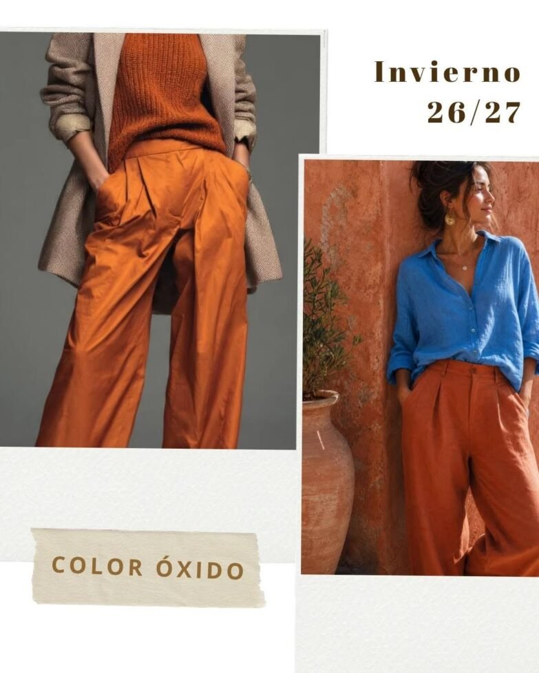 Naranja óxido: El color que calienta el invierno 1 - Tendencias 26/27 en Textil e Indumentaria 784816517 1748167570003239 1831777655437918333 n Naranja óxido: El color que calienta el invierno - Tendencias 26/27 en Textil e Indumentaria